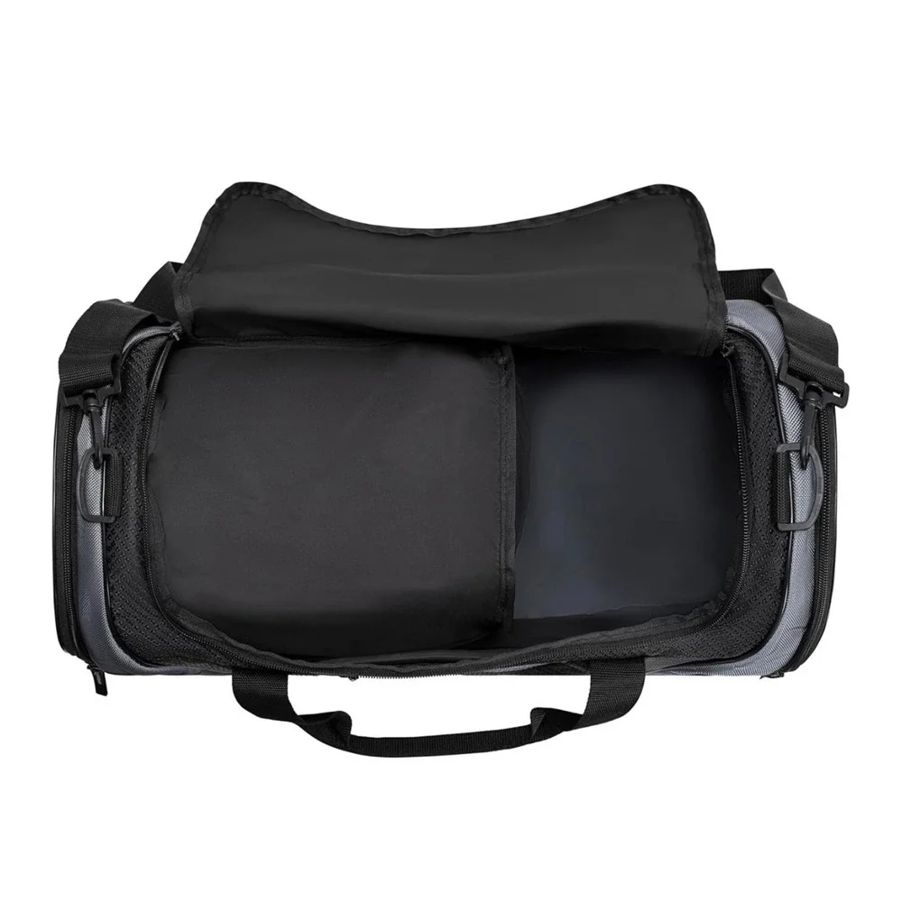 NWT PUMA Evercat Contender Duffel Bag Black Gray Gym Travel